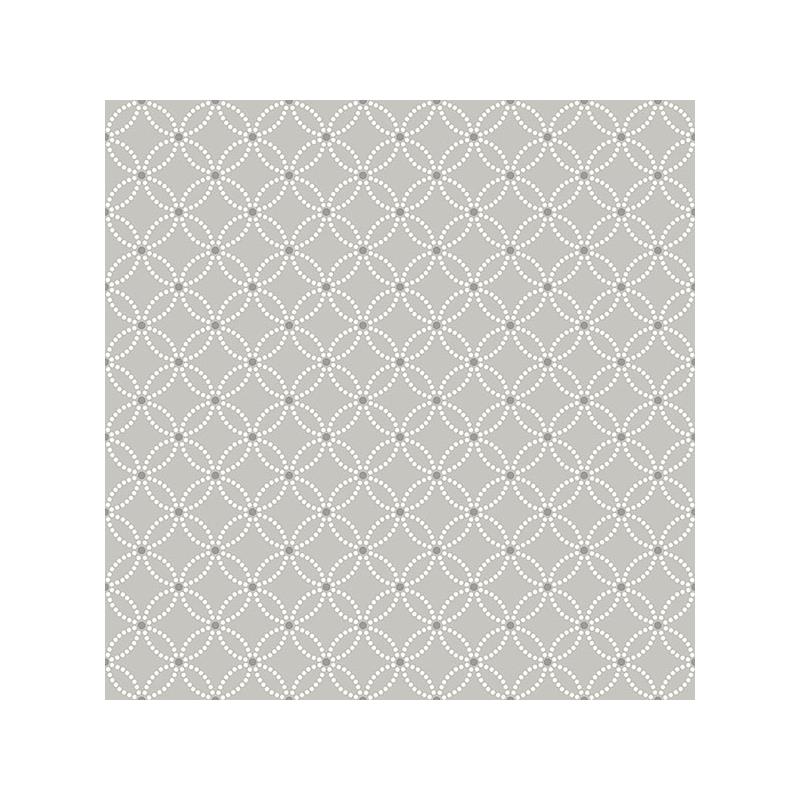 Sample 2625-21843 Symetrie, Kinetic Grey Geometric Floral  by A Street Prints