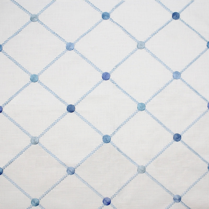 Acquire S5073 Porcelain Blue Diamond Blue Greenhouse Fabric