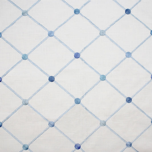 Acquire S5073 Porcelain Blue Diamond Blue Greenhouse Fabric