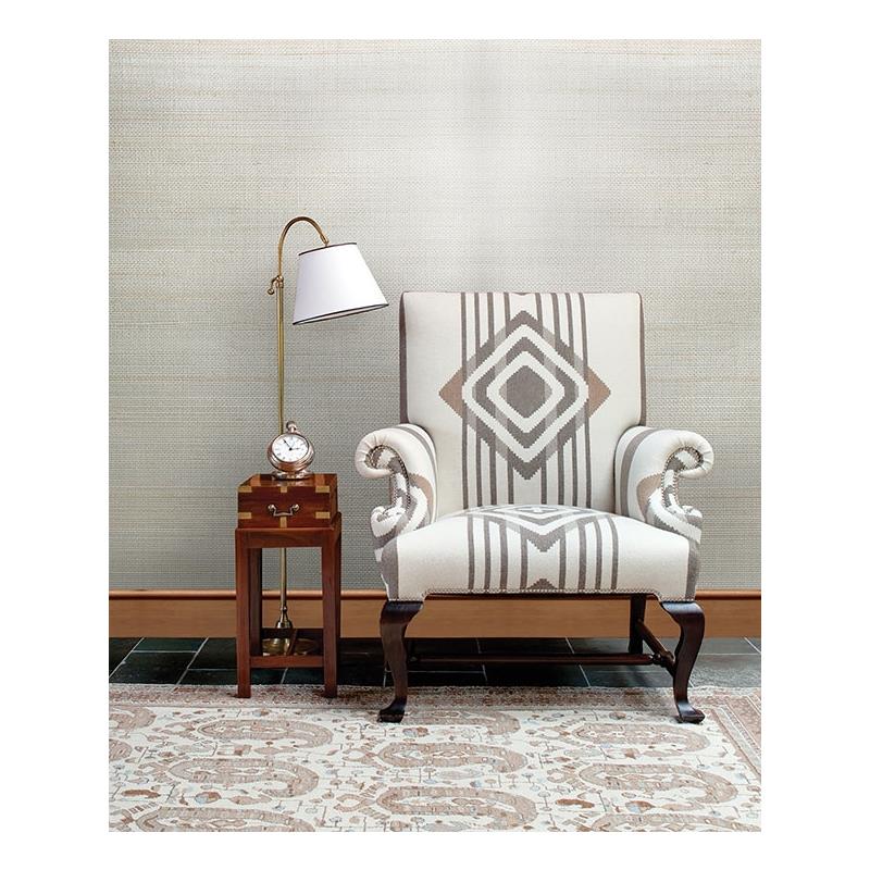 Find 2732 54745 Canton Road Pearl River Silver Grasscloth Kenneth James Wallpaper