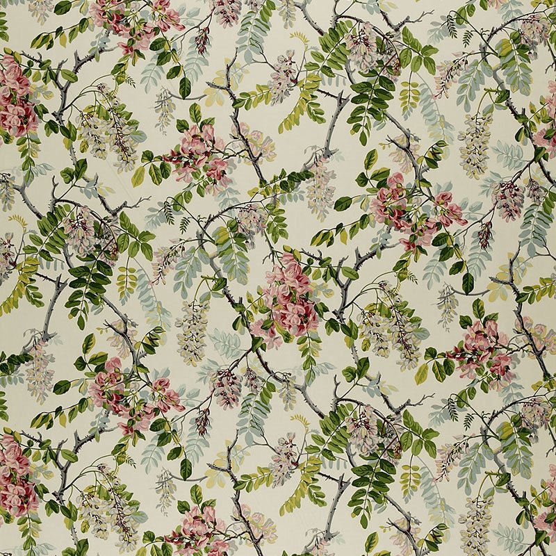 Purchase sample of 1318001 Wisteria Vine, Ivory by Schumacher Fabric