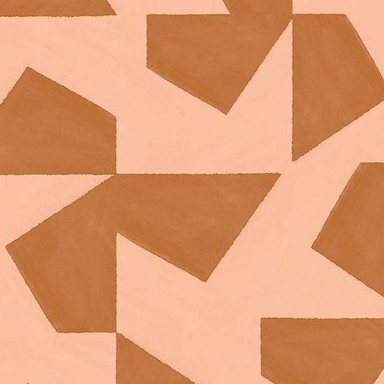 Looking EJ318041 Twist Azad Rust Abstract Geometric Rust by Eijffinger Wallpaper