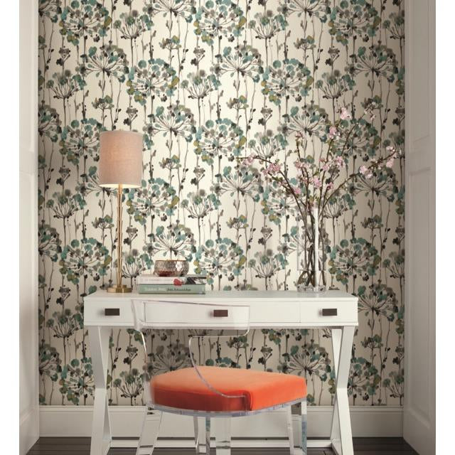 Save Psw1096Rl Simply Candice Botanical Blue Peel And Stick Wallpaper