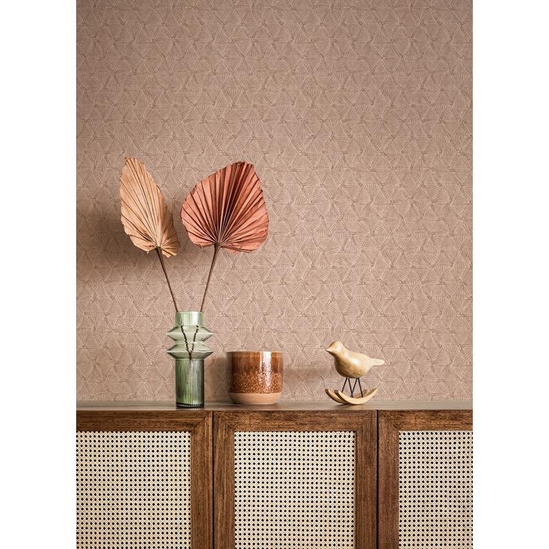 Order 2970-26118 Revival Wright Rose Gold Textured Triangle Wallpaper Rose Gold A-Street Prints Wallpaper