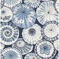View 2764-24361 Mikado Blue Parasol Mistral A-Street Prints Wallpaper