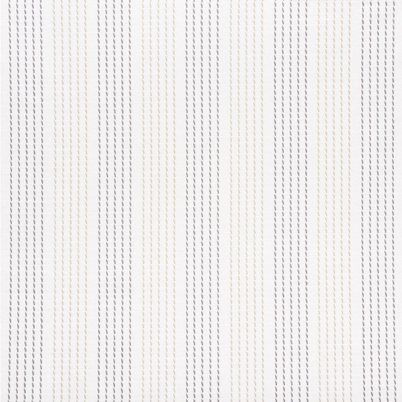Purchase sample of 75323 Running Stitch, Charcoal & Sand by Schumacher Fabric