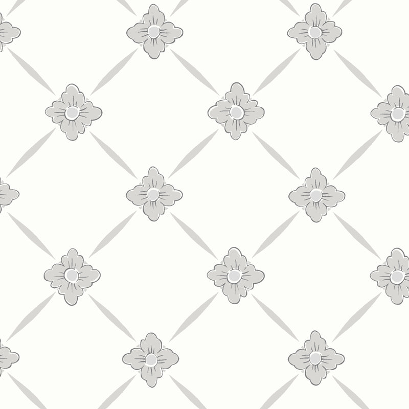 Sample 4505 LinnÃ©, Grey And Silver By Borastapeter Wallpaper