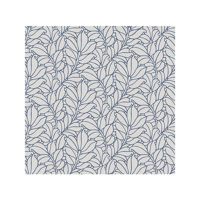 Sample 2971-86323 Dimensions, Coraline Blue Leaf by A-Street Prints Wallpaper