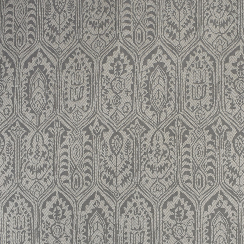 Search S2298 Zinc Gray Ikat Greenhouse Fabric