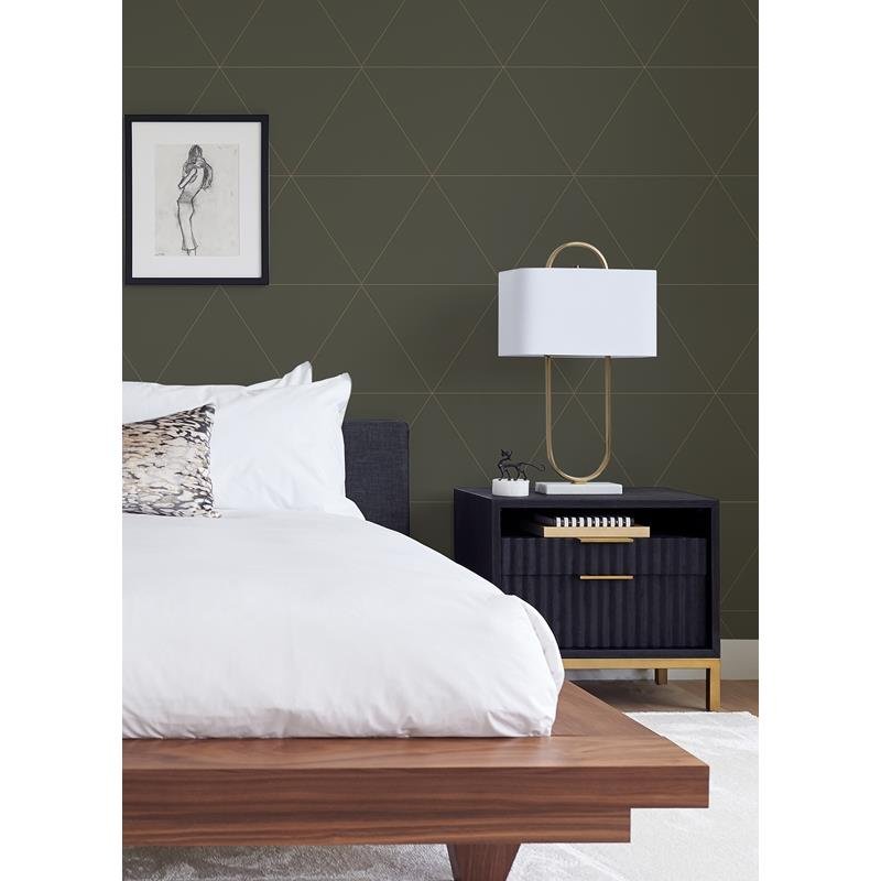 Find 2973-91002 Daylight Twilight Grey Geometric Grey A-Street Prints Wallpaper