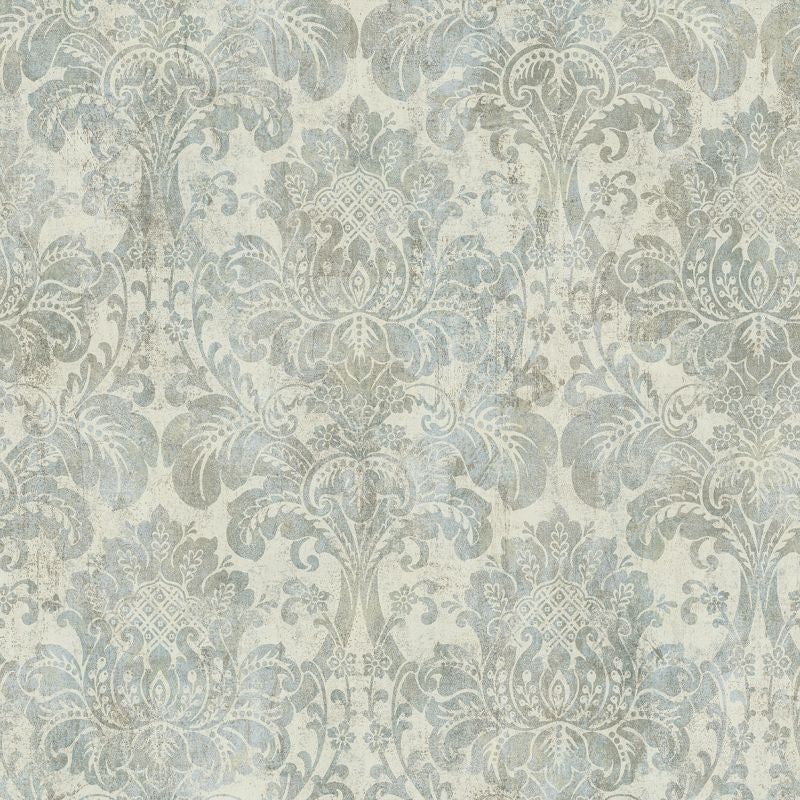 Buy MV81702 Vintage Home 2 Damask by Wallquest Wallpaper