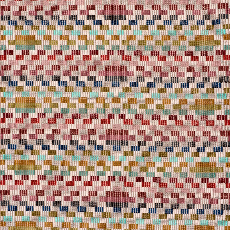 Looking 79250 Izapa Hand Woven Brocade Multi by Schumacher Fabric