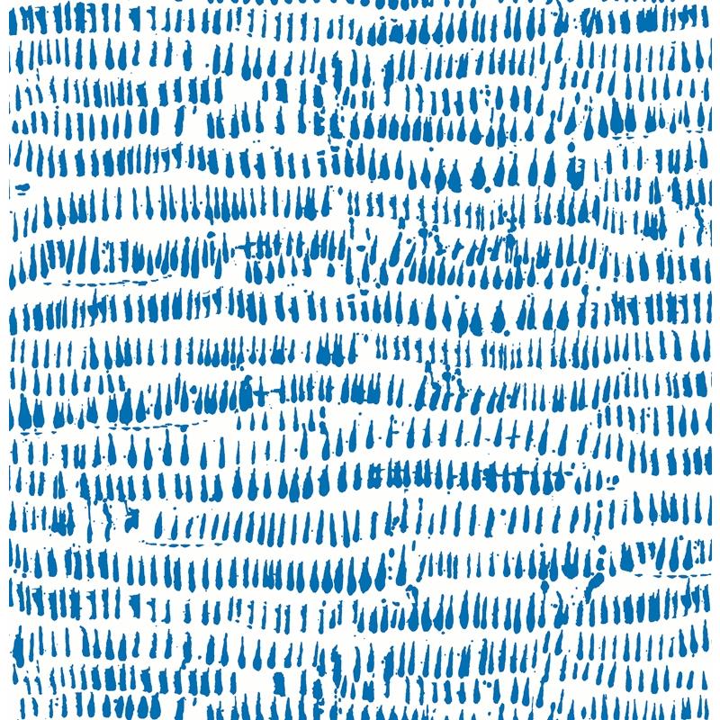 Sample 4081-26357 Happy, Runes Sapphire Brushstrokes by A-Street Prints Wallpaper
