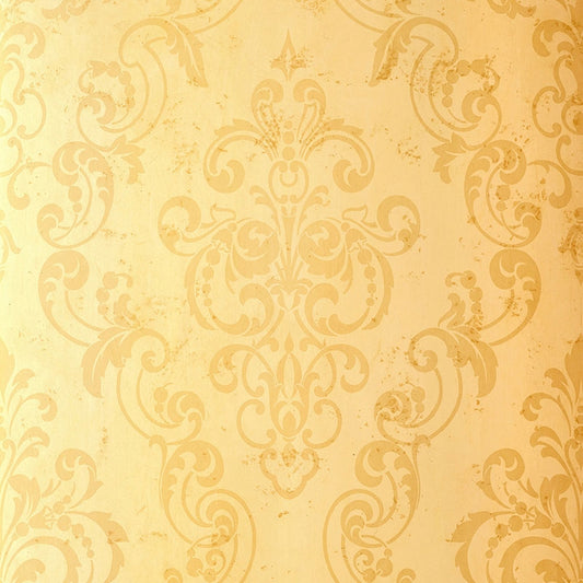 Find 529121 Giovan Damask Maize Schumacher Wallpaper