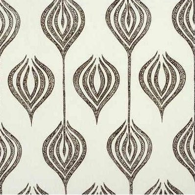 Order GWF-2622.168.0 Tulip White Modern/Contemporary by Groundworks Fabric