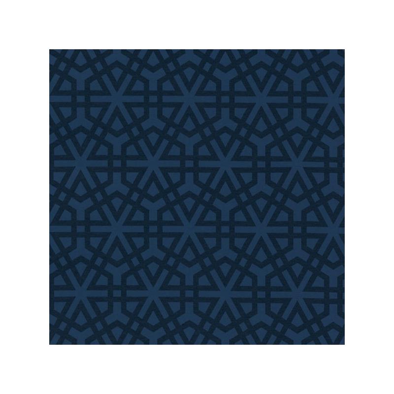 View 27198-004 Lisbon Weave Indigo by Scalamandre Fabric