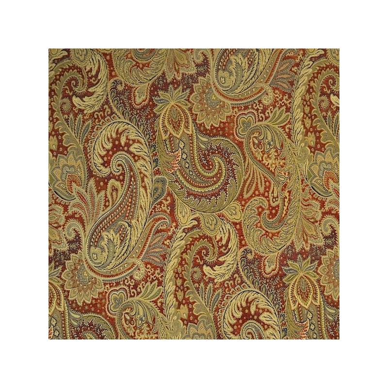 Sample 7125 Coldshu Red Magnolia Fabric