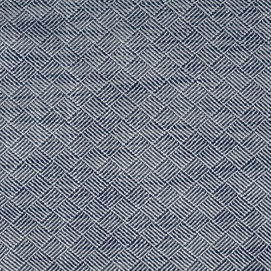 Looking S2196 Indigo Blue Diamond Greenhouse Fabric
