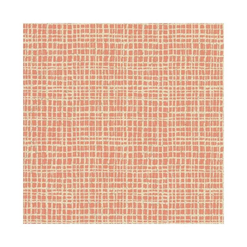 Sample - LT3662 Organic Cork Textures, Pink  Plaid Wallpaper by Ronald Redding
