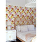 Shop 4081-26323 Happy Essie Yellow Painterly Floral Yellow A-Street Prints Wallpaper