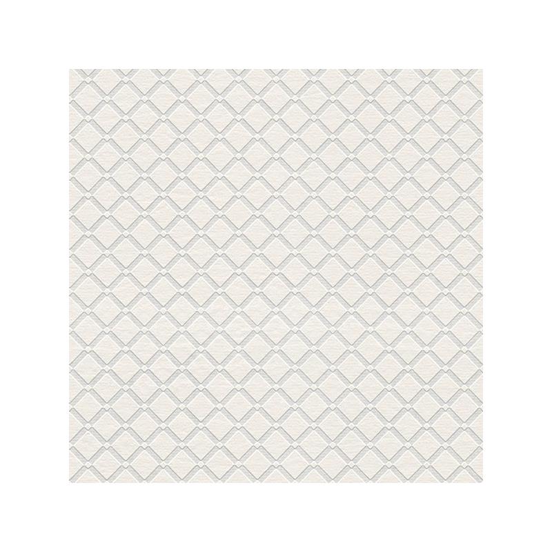 Sample 4000-5281-17 PaintWorks, Armin White Diamond Trellis Paintable by Brewster Wallpaper