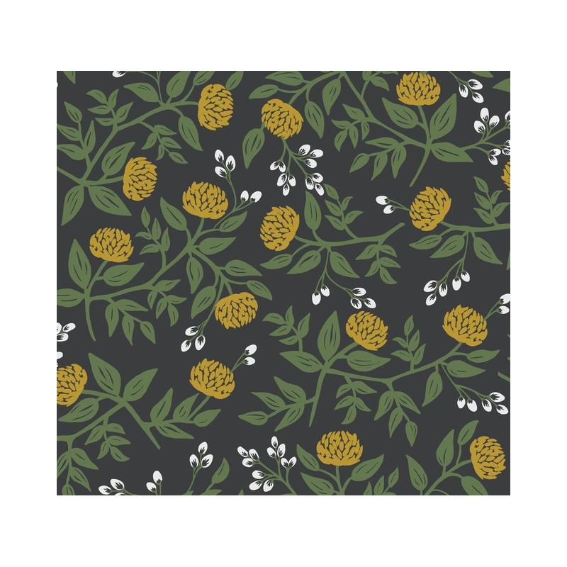 Sample RI5151 Rifle Paper Co. Peonies Black York Wallpaper