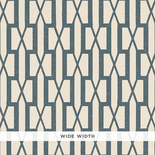 Search 5007995 Belvedere Peacock Blue Schumacher Wallpaper