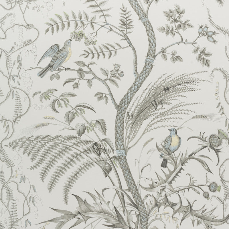 Order BR-69518.11 Bird And Thistle Gray by Brunschwig Fils