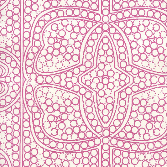 Save CP1000W-07 Persia Flamingo On Almost White by Quadrille Wallpaper