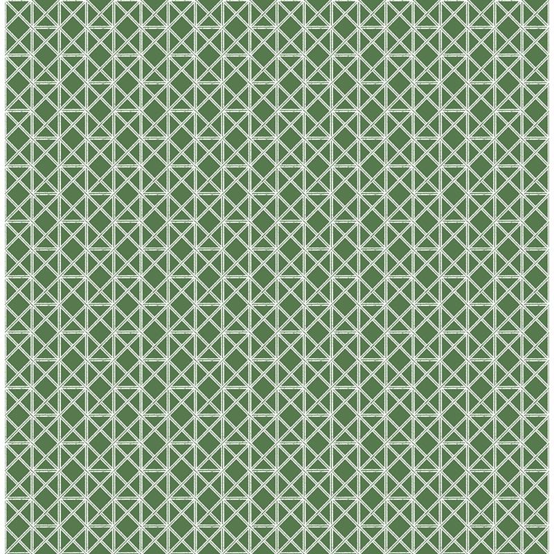 Save on 2969-26001 Pacifica Lisbeth Green Geometric Lattice Green A-Street Prints Wallpaper