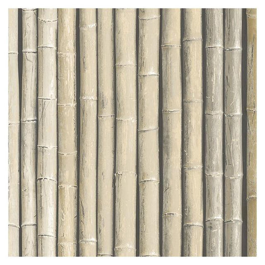 Order G67940 Organic Textures Brown Bamboo Wallpaper by Norwall Wallpaper