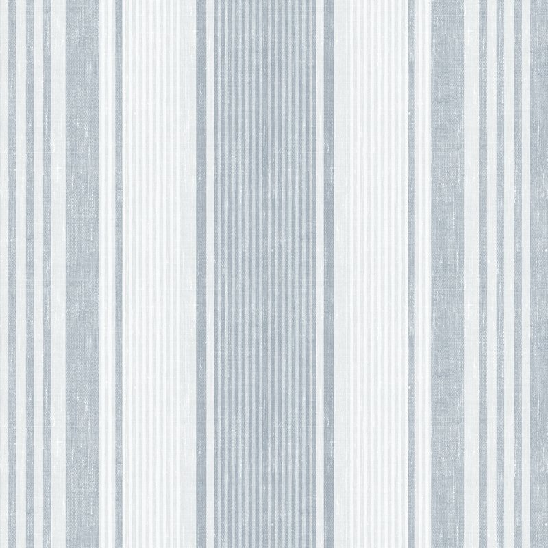 Purchase 6860 Linen Stripe Blue by Borastapeter Wallcovering