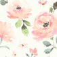 View PSW1073RL Watercolors Botanical Pink Peel and Stick Wallpaper