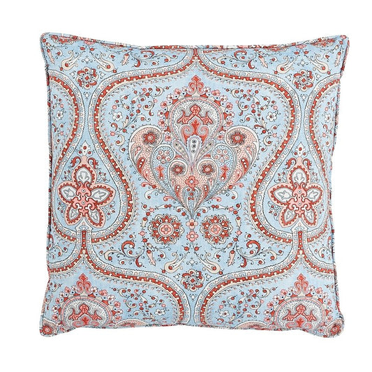 So8025006 Bensley Boucle 22" Pillow Blues By Schumacher Furniture and Accessories 1,So8025006 Bensley Boucle 22" Pillow Blues By Schumacher Furniture and Accessories 2