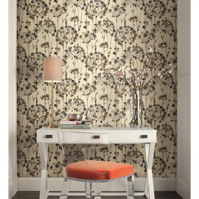 Shop Psw1095Rl Simply Candice Botanical Blue Peel And Stick Wallpaper