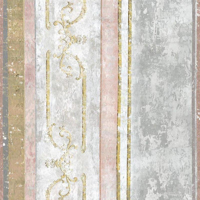 Sample PDG1097-01 Foscari Fresco Scene 1 Tuberose by Designer Guild Wallpaper
