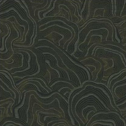Looking KT2162 Ronald Redding 24 Karat Geodes Wallpaper Black by Ronald Redding Wallpaper