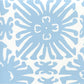 Sample 2475WP-10 Sigourney Small Scale, French Blue on White by Quadrille Wallpaper