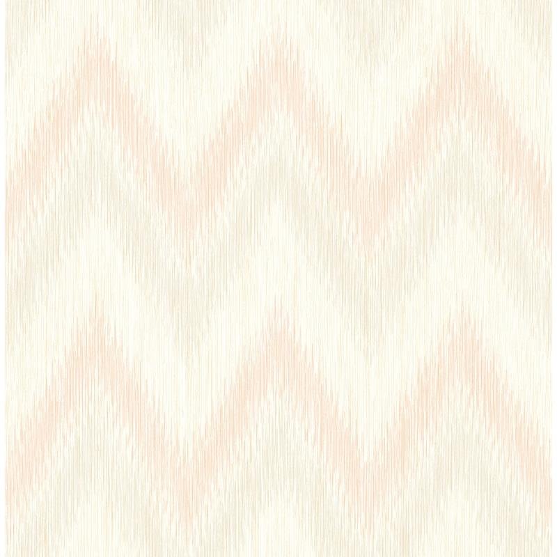 Purchase LN11201 Luxe Retreat Regent Flamestitch Stringcloth Orange by Seabrook Wallpaper