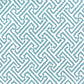Sample 3080-05WP Java Java, New Blue on White by Quadrille Wallpaper