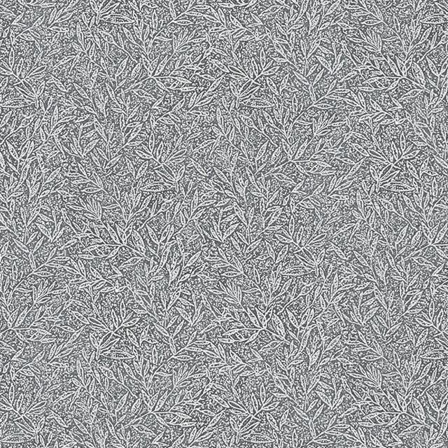 Save 4035-37837-2 Windsong Sayuri Charcoal Leaf Trail Wallpaper Grey by Advantage