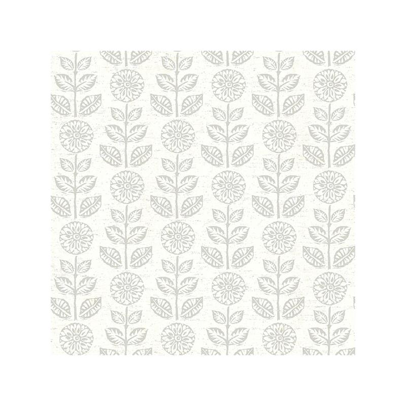 Sample 3123-13514 Homestead, Dolly Light Grey Dolly by Chesapeake Wallpaper