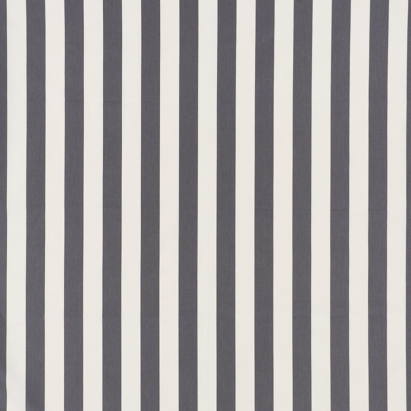 Purchase sample of 71350 James Stripe, Charcoal by Schumacher Fabric