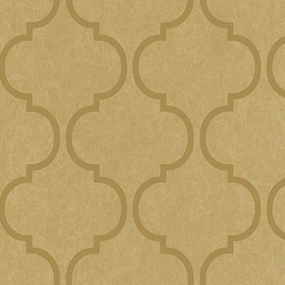 Looking CB12607 Amwell Tan Ogee by Carl Robinson Wallpaper
