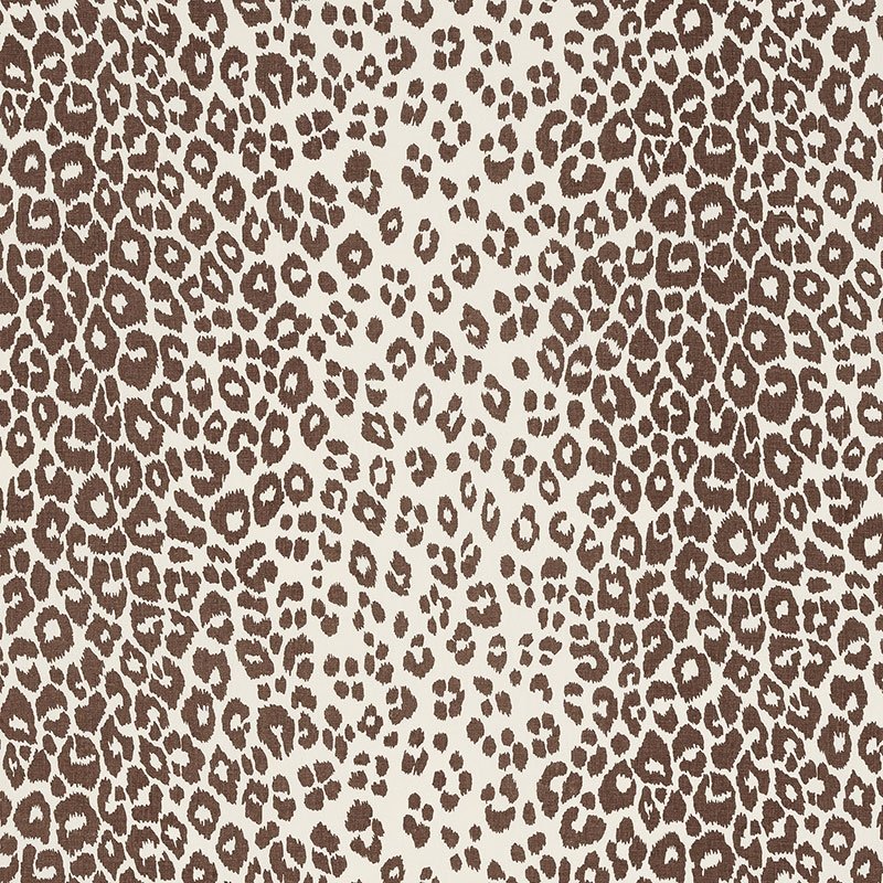 Purchase sample of 176450 Iconic Leopard, Brown by Schumacher Fabric
