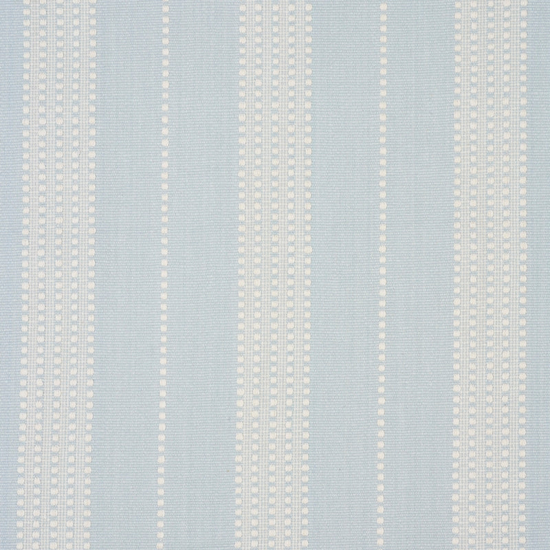 Purchase sample of 79092 Lubeck Stripe, Sky by Schumacher Fabric