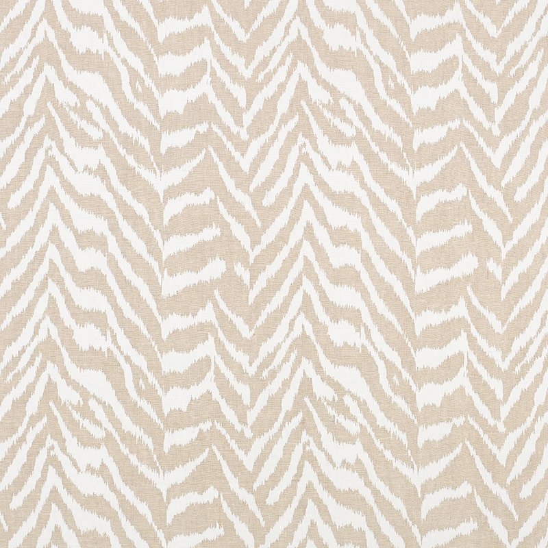 Purchase sample of 179411 Quincy Hand Print, Natural by Schumacher Fabric