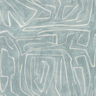 Acquire GWF-3530.15.0 Graffito Blue Modern/Contemporary by Groundworks Fabric