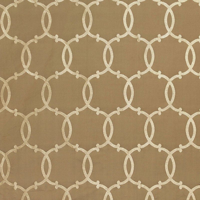 Purchase sample of 63710 Silk Tracery, Mocha by Schumacher Fabric