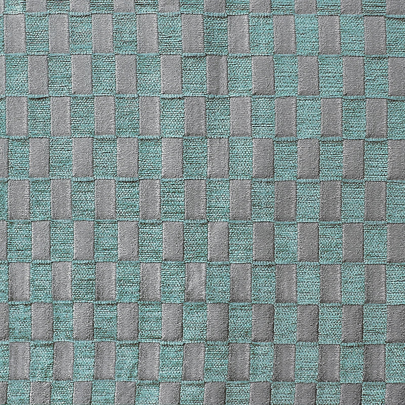 Buy A9 0005Dami Damier Porcelain Blue by Aldeco Fabric
